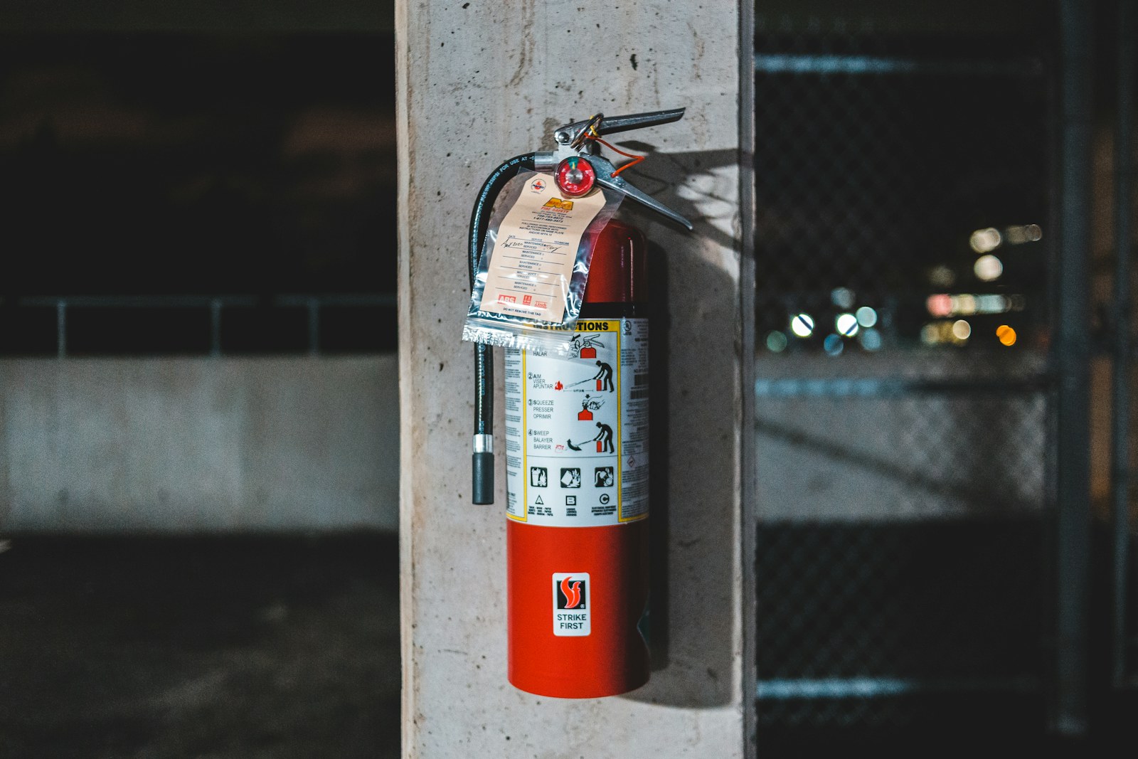 Contrôle de conformité d'équipements de sécurité incendie